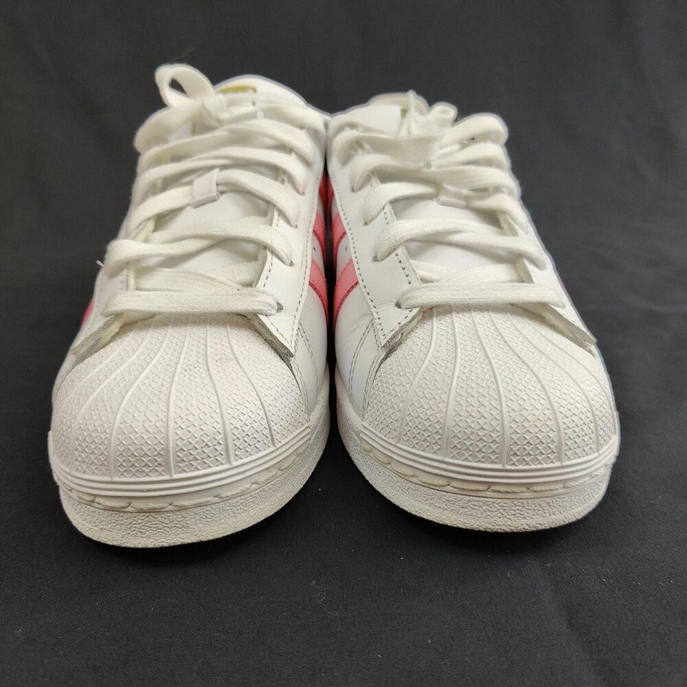 ♡ Adidas ♡ Superstar Sneakers in Pink and White - Picture 5 of 8